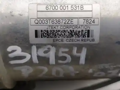 Автозапчастина б/у рульмова рейка для peugeot 207/207+ (wa_, wc_) 1.4 посилання на oem iam 6700001531b  q003t63872ze