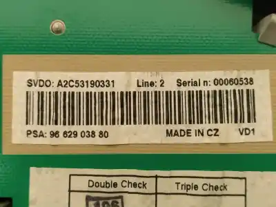 Second-hand car spare part dashboard for peugeot 207/207+ (wa_, wc_) 1.4 oem iam references 9662903880  a2c53065547