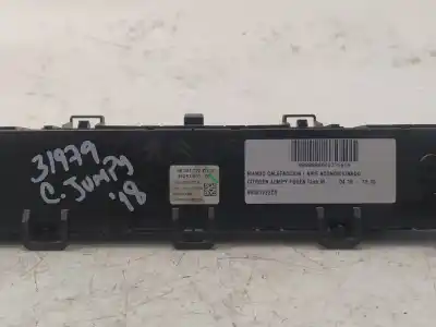 Second-hand car spare part heating / air conditioning control panel for citroen jumpy fugón club m oem iam references 98081722zd