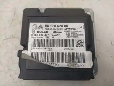 Recambio de automóvil de segunda mano de centralita airbag para citroen jumpy furgón 1.6 bluehdi 115 referencias oem iam 9817062880 0285012427 