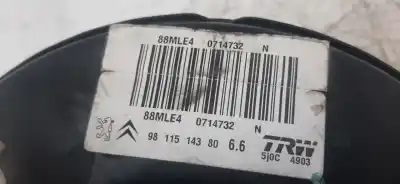 Second-hand car spare part brake servo for citroen c-elysée exclusive oem iam references 9811514380  88mle4