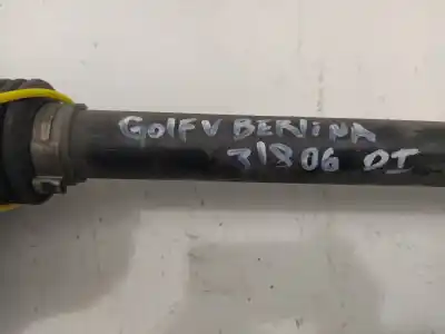 Peça sobressalente para automóvel em segunda mão TRANSMISSÃO DIANTEIRA ESQUERDA por VOLKSWAGEN GOLF V BERLINA (1K1)  Referências OEM IAM 1K0407271AT  