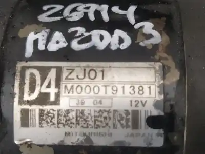 Piesă de schimb auto la mâna a doua Electromotor pentru MAZDA 3 BERLINA (BK)  Referințe OEM IAM M000T91381  