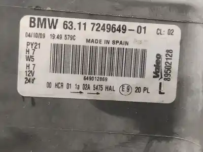 Peça sobressalente para automóvel em segunda mão farol / farolim esquerdo por bmw serie 1 berlina (e81/e87) 118d referências oem iam 6311724964901
