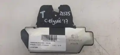 Second-hand car spare part trunk lock for citroen c-elysée exclusive oem iam references 9151487499h  9677220390