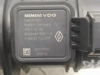 Автозапчастина б/у витратомір повітря для renault scénic iii (jz0/1_) 1.5 dci посилання на oem iam 5wk97021  8200682558a