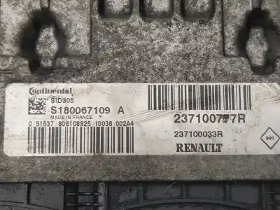 Автозапчастина б/у ебу контролер двигуна для renault fluence 1.5 dynamique [1.5 ltr. - 78 kw dci diesel] посилання на oem iam 237100777r  s180067109a
