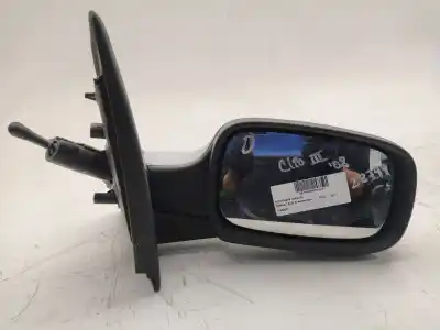 Peça sobressalente para automóvel em segunda mão espelho retrovisor direito por renault clio iii pack authentique referências oem iam 12443070  