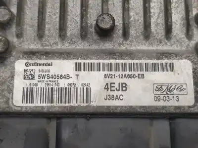 Second-hand car spare part ecu engine control for ford fiesta (cb1) ambiente oem iam references 8v2112a650eb  5ws40584bt