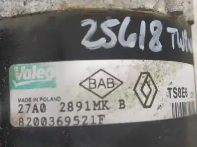 Peça sobressalente para automóvel em segunda mão motor de arranque por renault twingo authentique referências oem iam 8200369521f  ts8e6