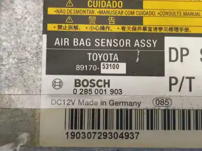 Автозапчастина б/у блок управління подушками безпеки для lexus is200 (ds2/is2) 220d посилання на oem iam 0285001903  