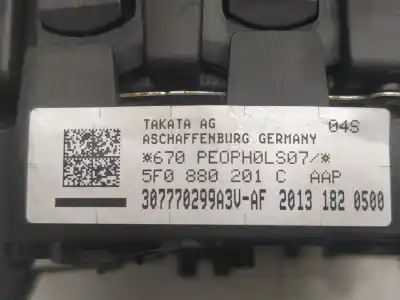 Second-hand car spare part front left air bag for seat leon (5f1) 2.0 tdi oem iam references 5f0880201c