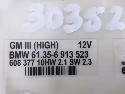 Peça sobressalente para automóvel em segunda mão módulo eletrônico por bmw serie 5 berlina (e60) 520i referências oem iam 61356913523