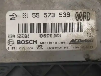 Pezzo di ricambio per auto di seconda mano centralina motore per opel insignia a sedán (g09) 2.0 cdti (69) riferimenti oem iam e9155573539