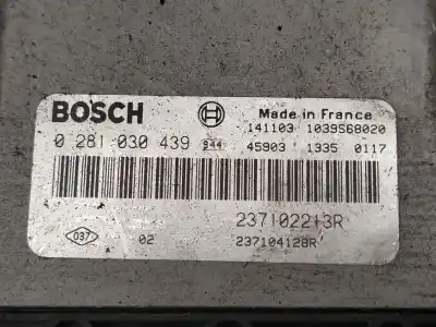 Second-hand car spare part ecu engine control for dacia sandero stepway oem iam references 0281030439