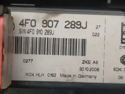 Peça sobressalente para automóvel em segunda mão módulo eletrônico por audi a6 avant (4f2) 2.0 16v tdi referências oem iam 4f0907289j  