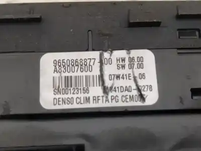 Автозапчастина б/у клімат-контроль для citroen c4 picasso i monospace (ud_) 1.6 hdi посилання на oem iam 9650868877  a83007600
