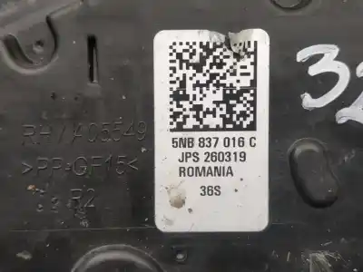 Автозапчастина б/у замок передній праві двері для seat tarraco (kn2) 1.5 tsi act посилання на oem iam 5nb837016c  