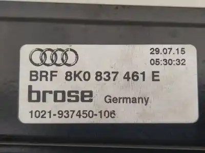 Second-hand car spare part driver left window regulator for audi a4 avant (8k5) (2008) 2.0 16v tdi clean diesel oem iam references 8k0837461e  8k0959801a
