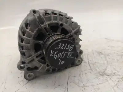 İkinci el araba yedek parçası alternatör için volkswagen golf vi (5k1) advance bluemotion oem iam referansları 03l903023f  140avwag