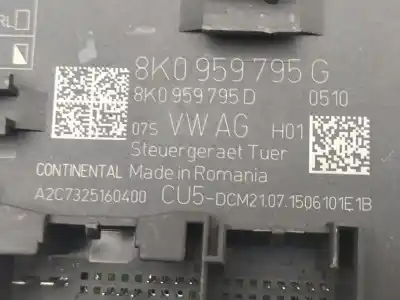 Second-hand car spare part electronic module for audi a4 avant (8k5) (2008) 2.0 16v tdi clean diesel oem iam references 8k0959795g  8k0959795d