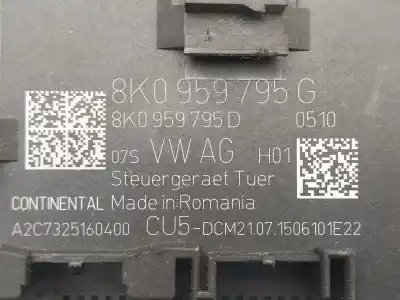 Second-hand car spare part electronic module for audi a4 avant (8k5) (2008) 2.0 16v tdi clean diesel oem iam references 8k0959795g  8k0959795d