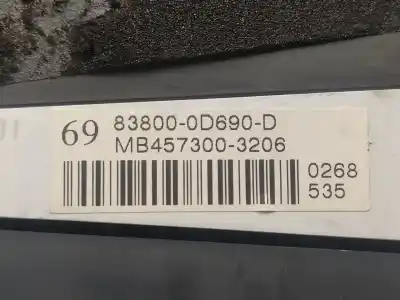 Автозапчастина б/у панель інструментів для toyota yaris (ksp9/scp9/nlp9) básico посилання на oem iam 838000d690d  mb4573003206