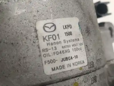 Peça sobressalente para automóvel em segunda mão compressor de ar condicionado a/a a/c por mazda cx-5 (kf) 2.2 d referências oem iam kf011500  