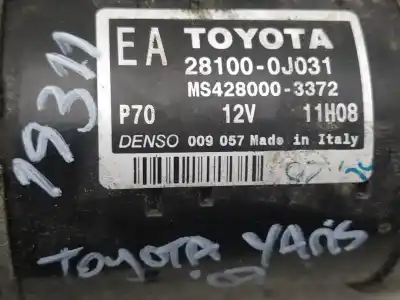 Автозапчасти б/у двигатель запускается за toyota yaris (ksp9/scp9/nlp9) básico ссылки oem iam 281000j031  ms4280003372