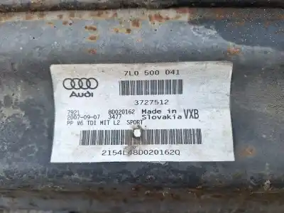 Автозапчастина б/у задня вісь для audi q7 (4l) 4.2 v8 32v tdi biturbo 326 cv / 240 kw посилання на oem iam 7l0500041 8d020162 3727512