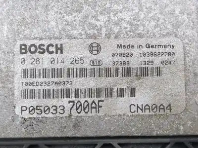 Second-hand car spare part ecu engine control for dodge avenger 2.0 crd oem iam references 0281014265  p05033700af