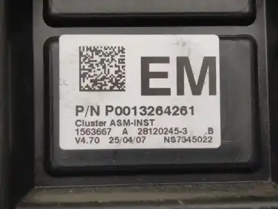 Peça sobressalente para automóvel em segunda mão quadrante por opel corsa d catch me referências oem iam 28120245  p0013264261