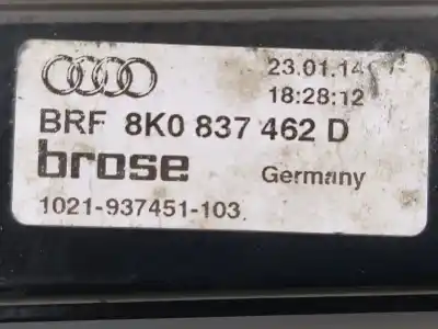 Second-hand car spare part passenger side right window regulator for audi a4 avant (8k5) (2008) básico oem iam references 8k0837462d  102193.7451103