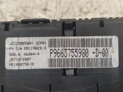 Second-hand car spare part dashboard for citroen c4 picasso i monospace (ud_) 1.6 hdi oem iam references p9663755980  ns10687560