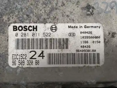Second-hand car spare part ecu engine control for citroen c8 2.2 hdi 16v premier ii oem iam references 0281011522 1039s00000 9650932080