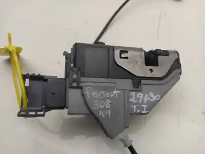 Second-hand car spare part rear left door lock for peugeot 308 confort oem iam references 7050x637j5