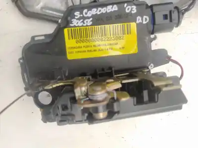 Peça sobressalente para automóvel em segunda mão Fechadura Da Porta Dianteira Direita por SEAT CORDOBA BERLINA (6L2) 1.4 TDI Referências OEM IAM 3B1837016BQ  