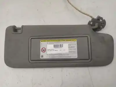 Second-hand car spare part right sunshade for opel astra j lim. selective oem iam references 13302542