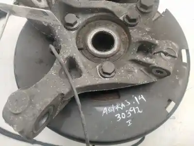 Second-hand car spare part front left knuckle for opel astra j lim. selective oem iam references 13502828