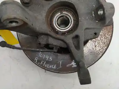 Peça sobressalente para automóvel em segunda mão manga de eixo dianteira esquerda por renault fluence 1.5 dynamique [1.5 ltr. - 78 kw dci diesel] referências oem iam 400150083r  