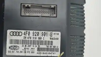 Автозапчастина б/у панель інструментів для audi a6 c6 (4f2) 2.0 tdi посилання на oem iam 4f0920901g  4f0910900c