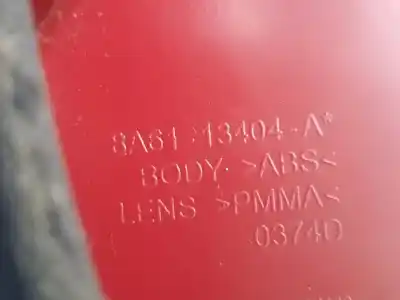 Second-hand car spare part right tailgate light for ford fiesta (cb1) ambiente oem iam references 8a6113404a  8a6113404af