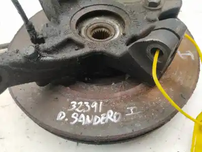 Second-hand car spare part front left knuckle for dacia sandero stepway oem iam references 400155389r