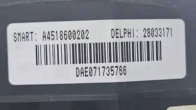 Second-hand car spare part front left air bag for smart cabrio fortwo cabrio mhd (52kw) (451.480) 71 cv / 52 kw oem iam references a4518600202  28033171