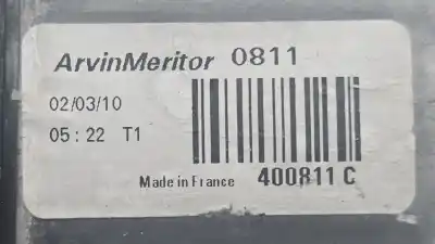 Second-hand car spare part rear left window regulator for renault grand modus authentique oem iam references 400811c  