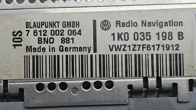 Pezzo di ricambio per auto di seconda mano impianto audio / radio cd per volkswagen passat b6 variant (3c5) 2.0 tdi 16v riferimenti oem iam 1k0035198b  7612002064