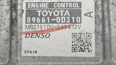Автозапчасти б/у блок управления двигателем за toyota yaris (ksp9/scp9/nlp9) básico ссылки oem iam 896610d310  mb2751002494