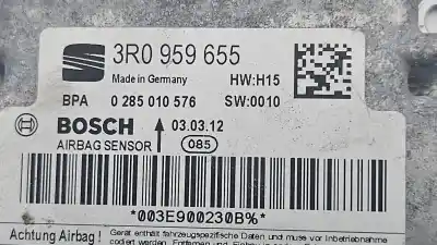 Автозапчастина б/у блок управління подушками безпеки для seat exeo st (3r5) 2.0 tdi посилання на oem iam 3r0959655  0285010576