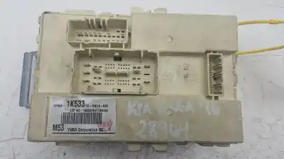Peça sobressalente para automóvel em segunda mão caixa de fusíveis e relés por kia venga drive referências oem iam 919501k533  1315b19029