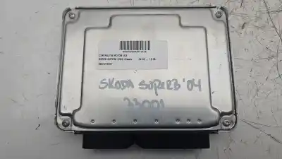 Second-hand car spare part ecu engine control for skoda superb (3u4) classic oem iam references 0281011201  038906019ke